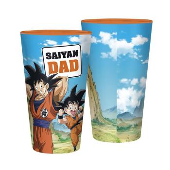 DRAGON BALL SUPER - Glas "SAIYAN DAD"   Ob zum Vatertag, zu einem Geburtstag, Weihnachten oder zum Vergnügen des Gebens, alle Gelegenheiten sind gut, dieses große Glas Ihrem Saiyajin-Papa zu schenken!